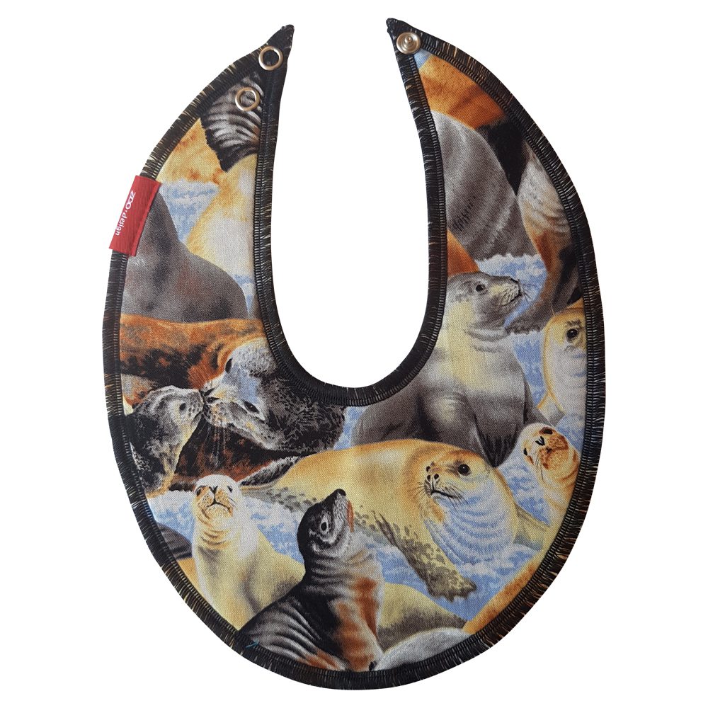 ZOO design Bib for drool .jSeals